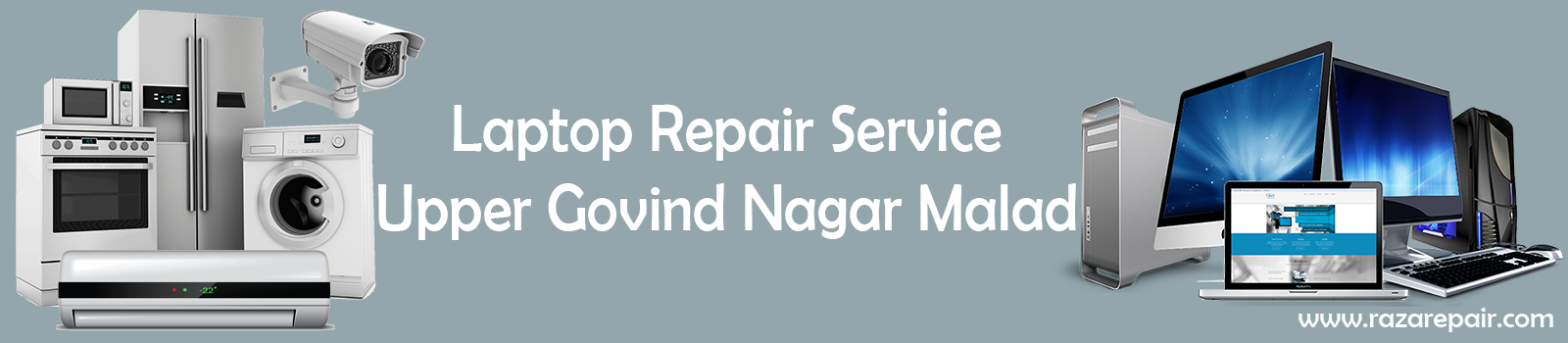  Laptop Repair Service in Upper Govind Nagar Malad East 8655112626